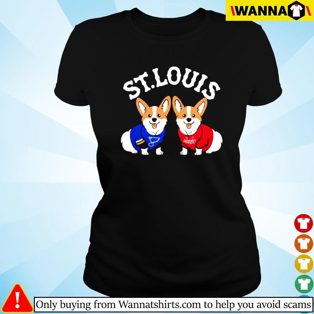 Golden Retriever dogs St. Louis Blues and St. Louis Cardinals shirt, hoodie,  sweater, long sleeve and tank top