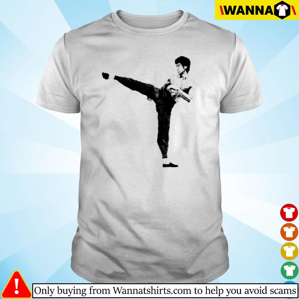 Funny Bruce Lee logo shirt