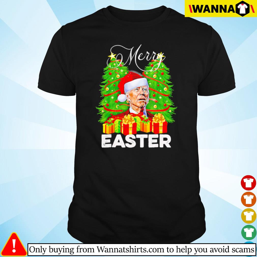 Funny Santa Joe Biden happy Easter gift Christmas tree shirt