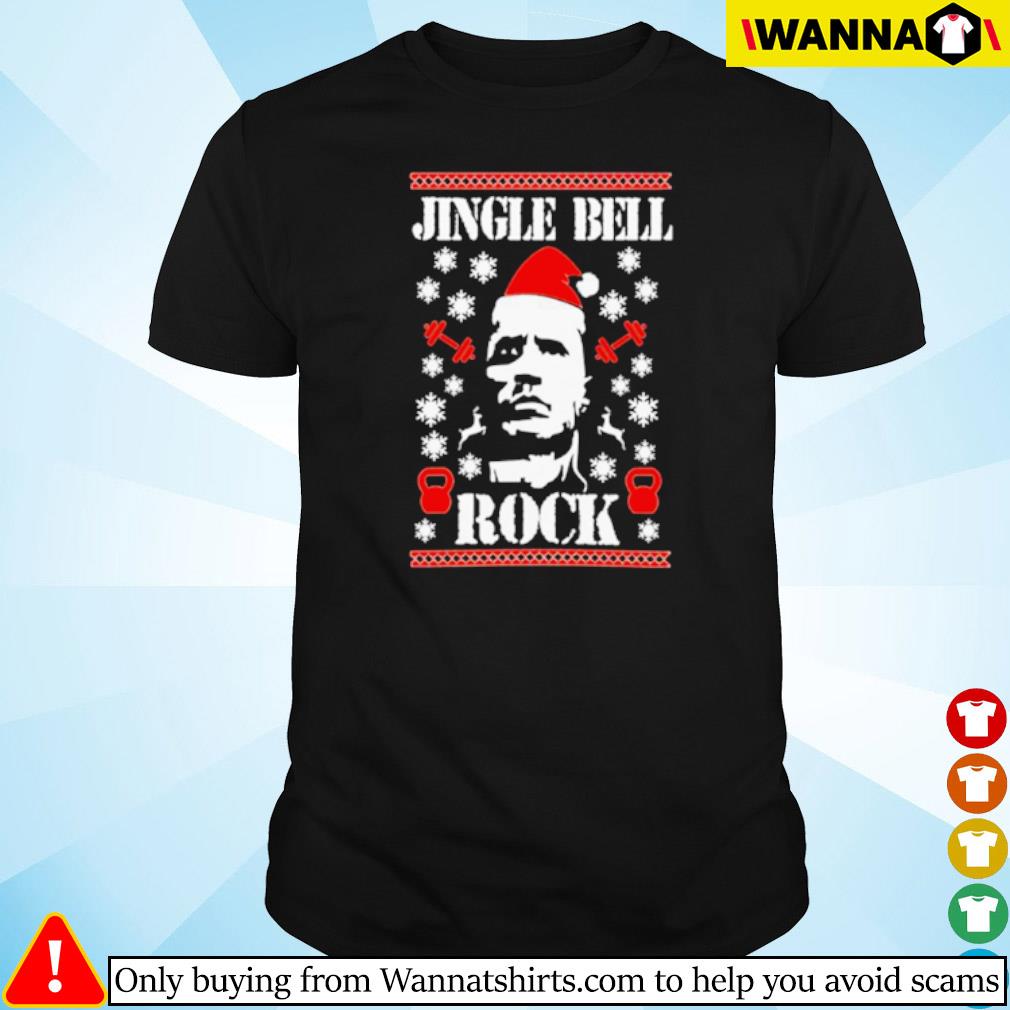 Official Dwayne Johnson jingle bell rock Christmas shirt