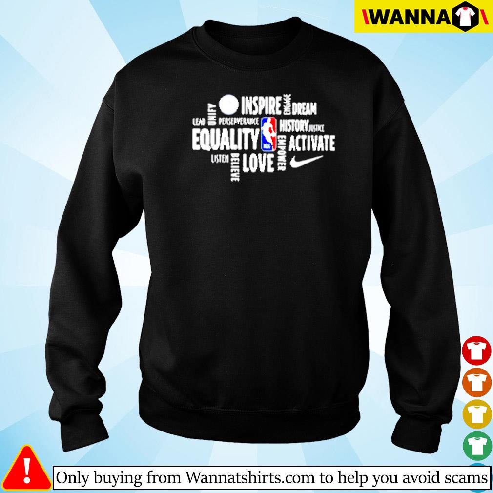 financiën Rauw efficiëntie Funny NBA Black History month inspire dream equality shirt, hoodie, sweater  and long sleeve