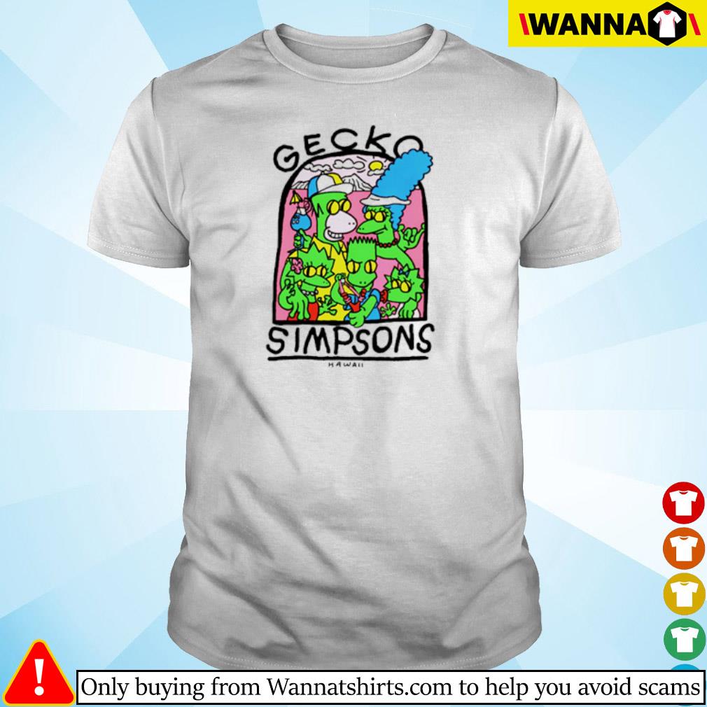 Official Gecko Simpsons Hawaii shirt