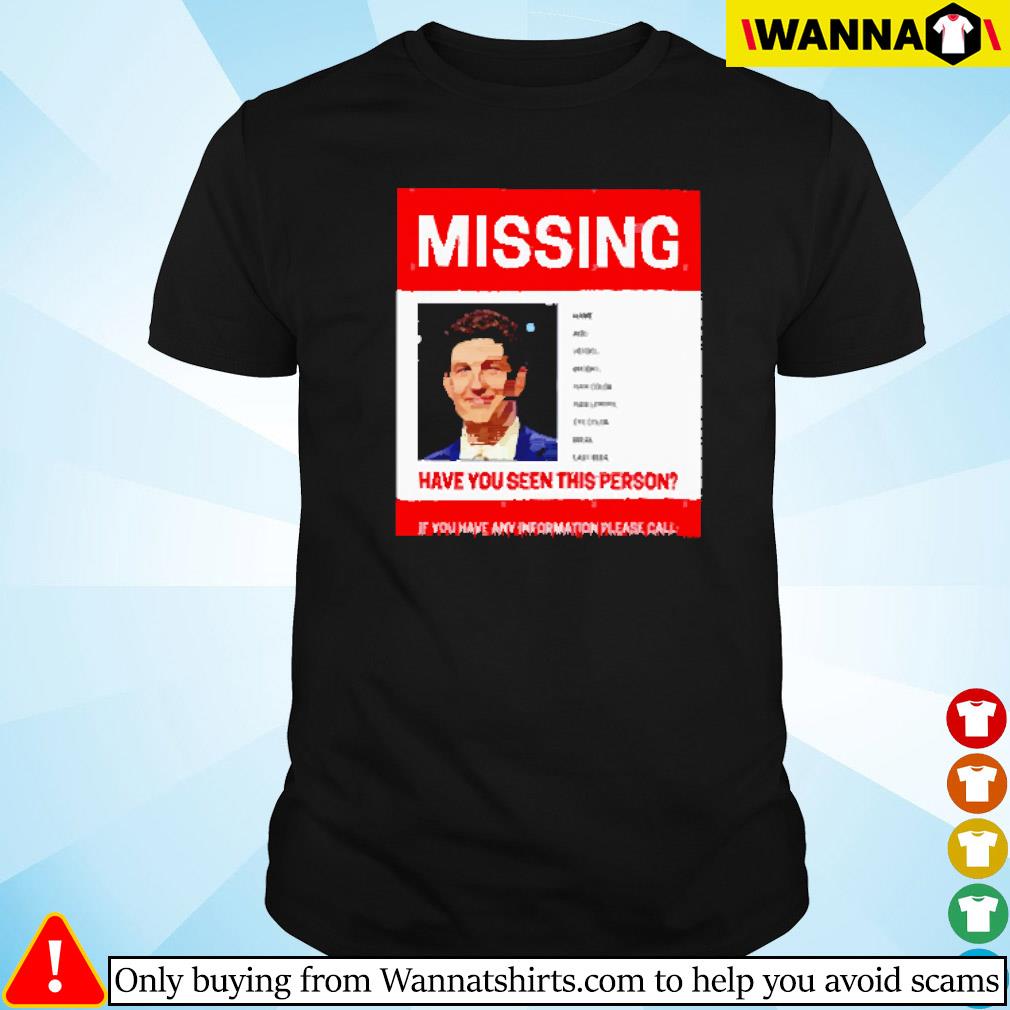 Premium James Holzhauer missing have you seen this person if you have any information please call shirt