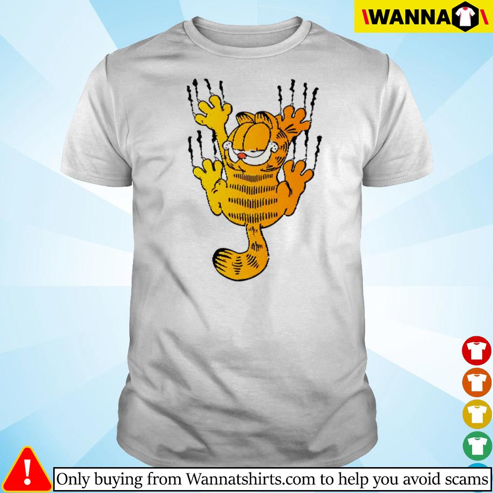Best Garfield the cat scratch wall shirt