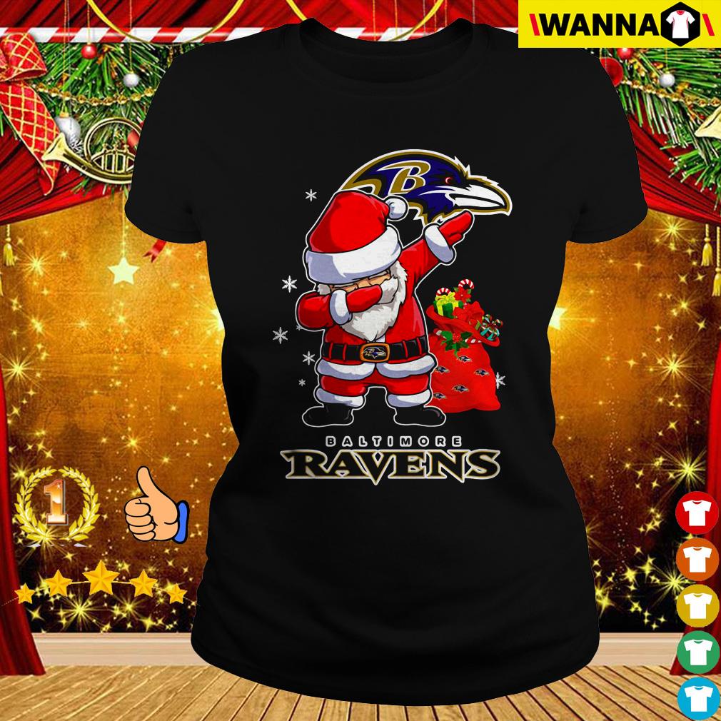 Baltimore Ravens Santa dabbing Christmas shirt - Online Shoping