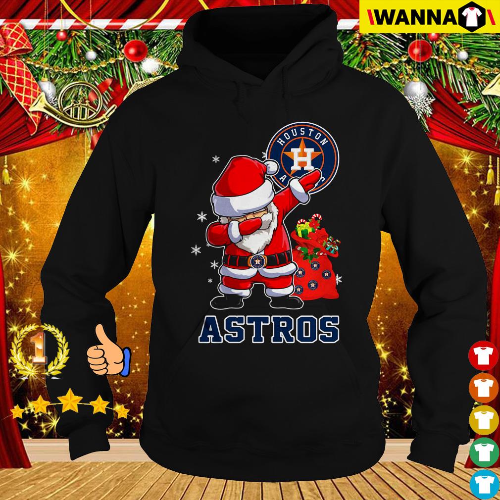 Houston Astros Santa dabbing Christmas sweater, shirt, hoodie