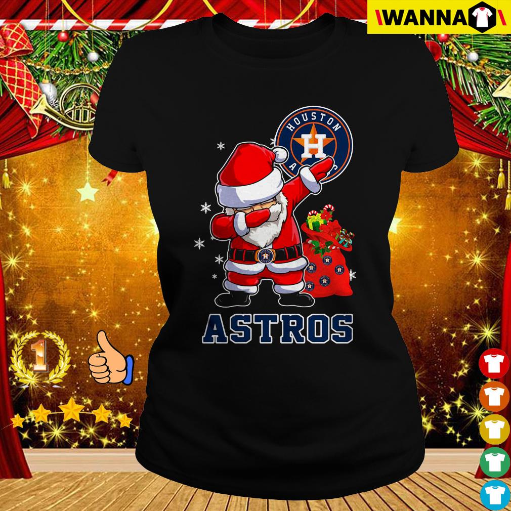 Houston Astros Santa dabbing Christmas sweater, shirt, hoodie