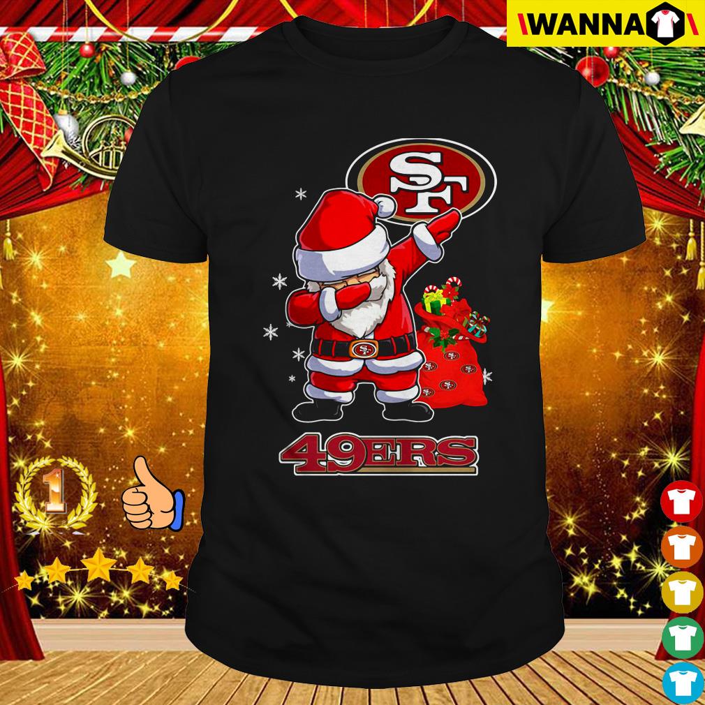 San Francisco 49ers Santa dabbing Christmas sweater, shirt, hoodie