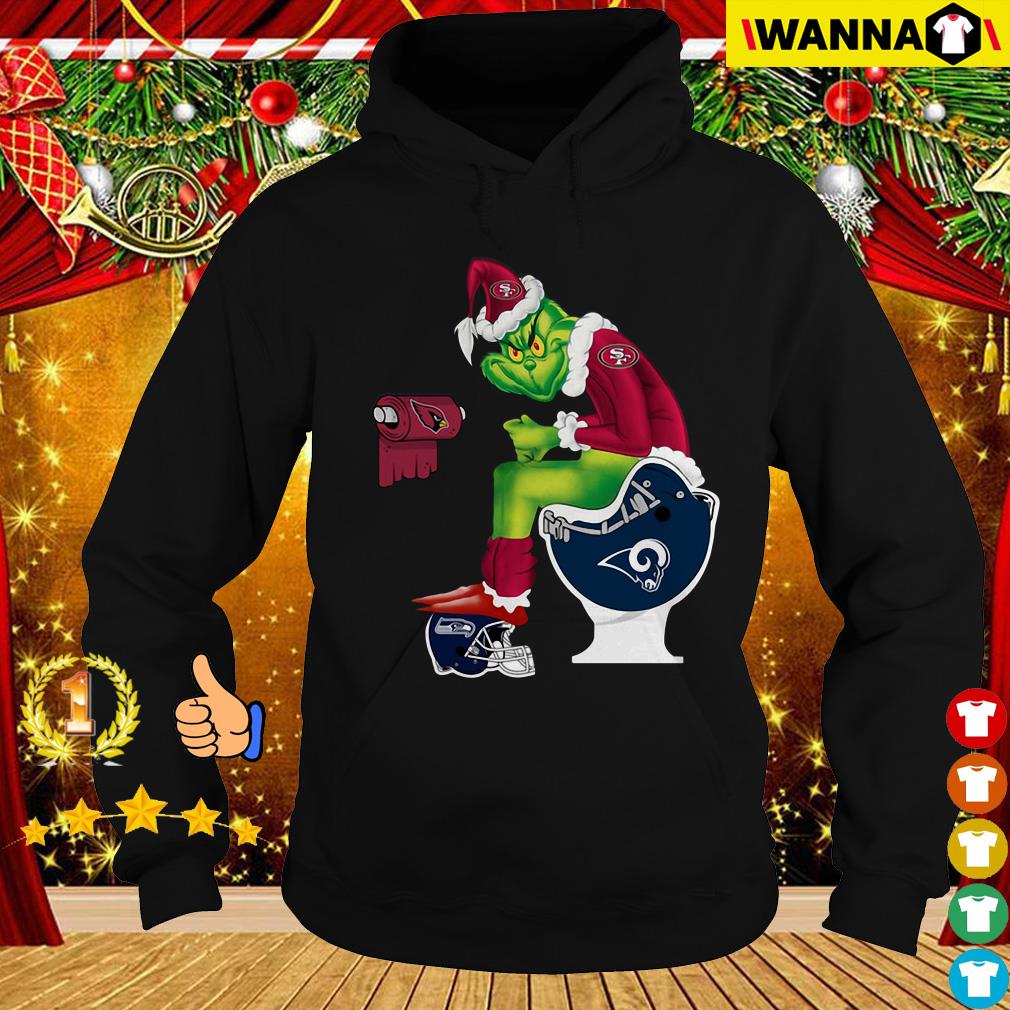 San Francisco 49ers NFL Grinch Christmas Tree 3D Hoodie Pullover Prints -  Freedomdesign