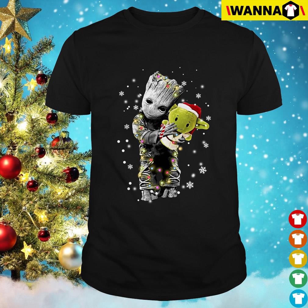 Santa Groot and Baby Yoda hug Houston Astros Snow Christmas Tree shirt -  Limotees