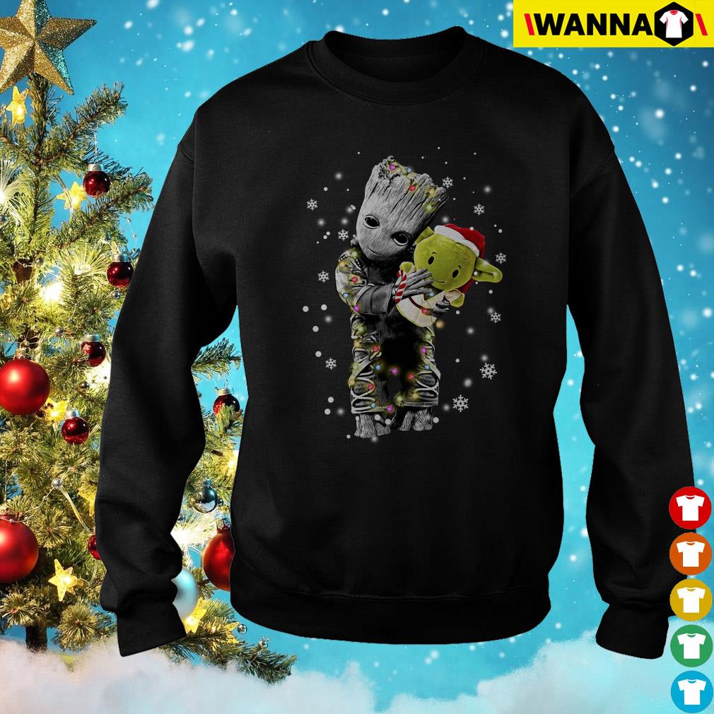 Santa Groot and Baby Yoda hug Houston Astros Snow Christmas Tree shirt -  Limotees