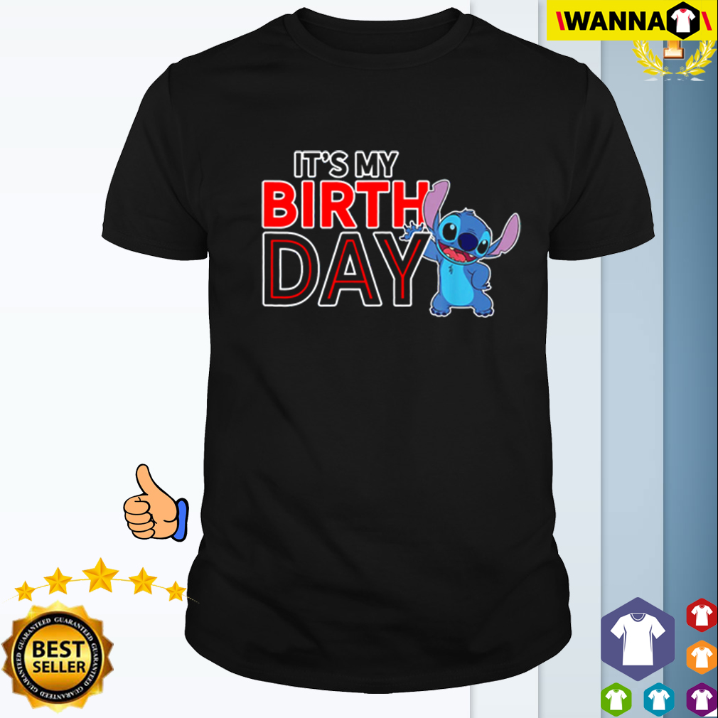 Stitch it's my birthday shirt, hoodie, sweater and v-neck t-shirt